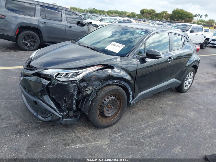 VIN JTNKHMBX4M1107423 2021 TOYOTA C-HR LE