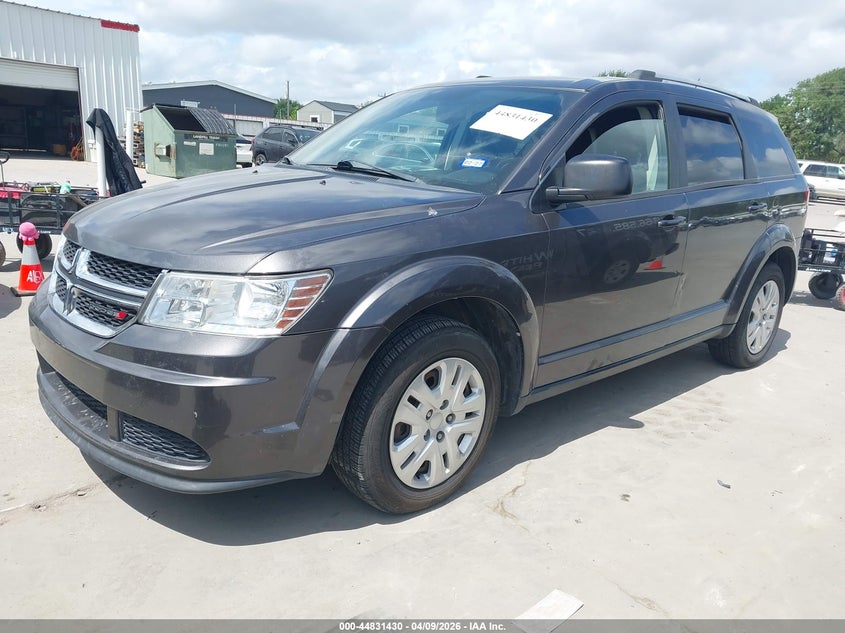 2017 Dodge Journey 2.4 Se grey Lot 111044831430 Vin 3C4PDCAB2HT598773