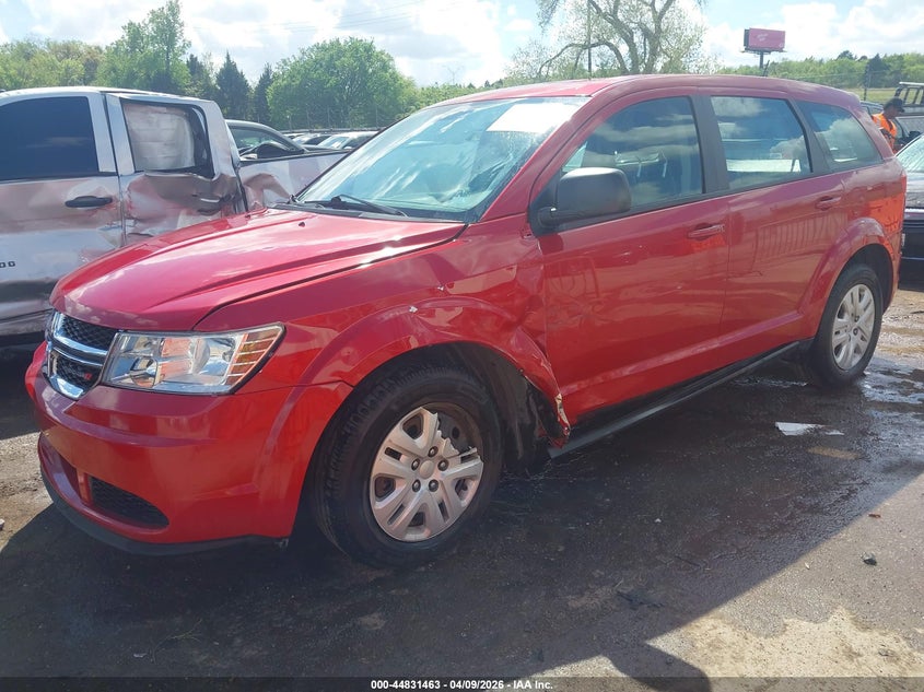 2014 Dodge Journey 2.4 American Value Pkg red Lot 111044831463 Vin 3C4PDCABXET301759