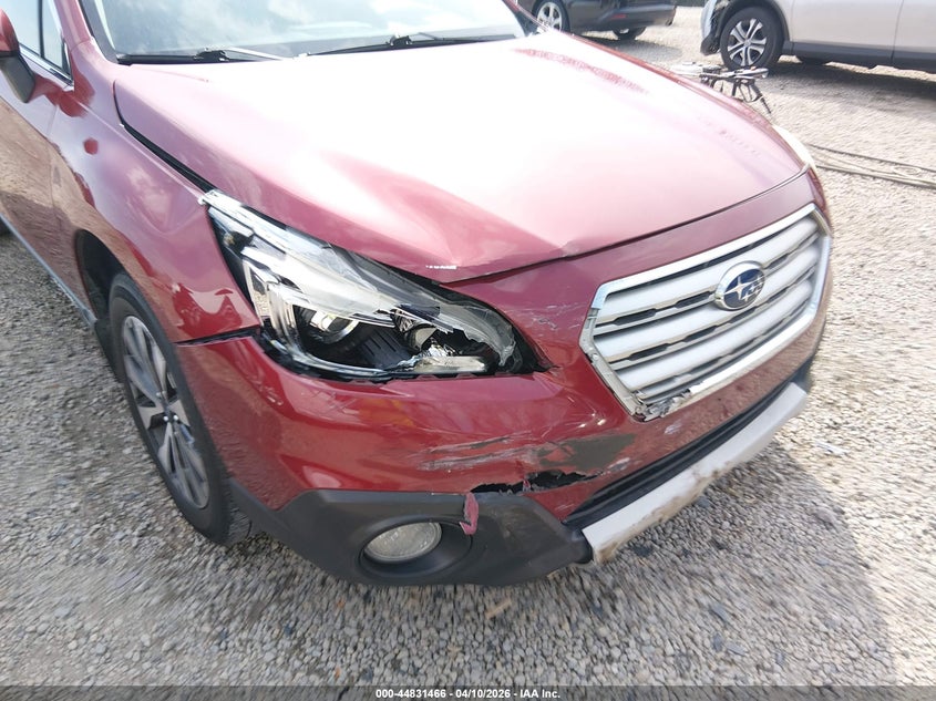 2017 Subaru Outback 2.5 2.5i Limited Red Lot 111044831466 Vin 4S4BSANC1H3412106