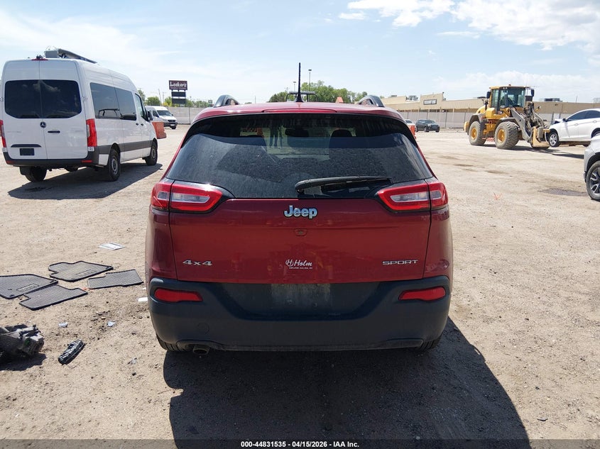 2016 Jeep Cherokee Sport VIN: 1C4PJMAB1GW286838 Lot: 44831535