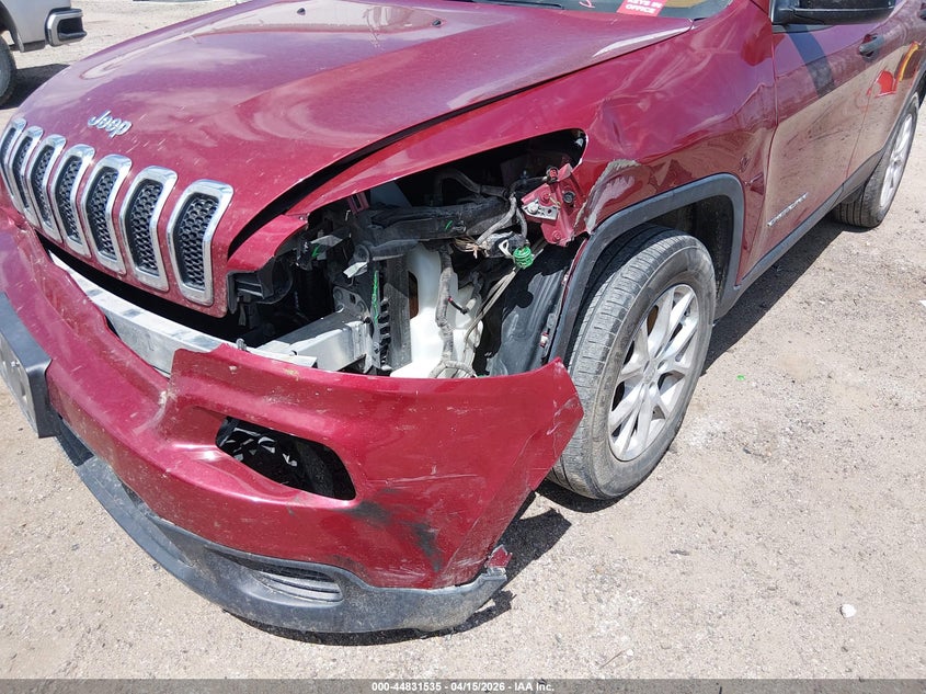 2016 Jeep Cherokee Sport VIN: 1C4PJMAB1GW286838 Lot: 44831535