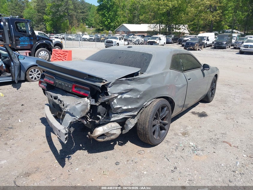 2018 Dodge Challenger 3.6 Sxt grey Lot 111044831619 Vin 2C3CDZAG4JH111315