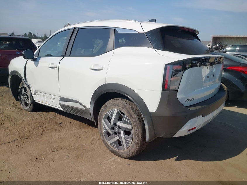 Vin: 3n8ap6ce5tl358233, lot: 45328944, nissan kicks sv 20263