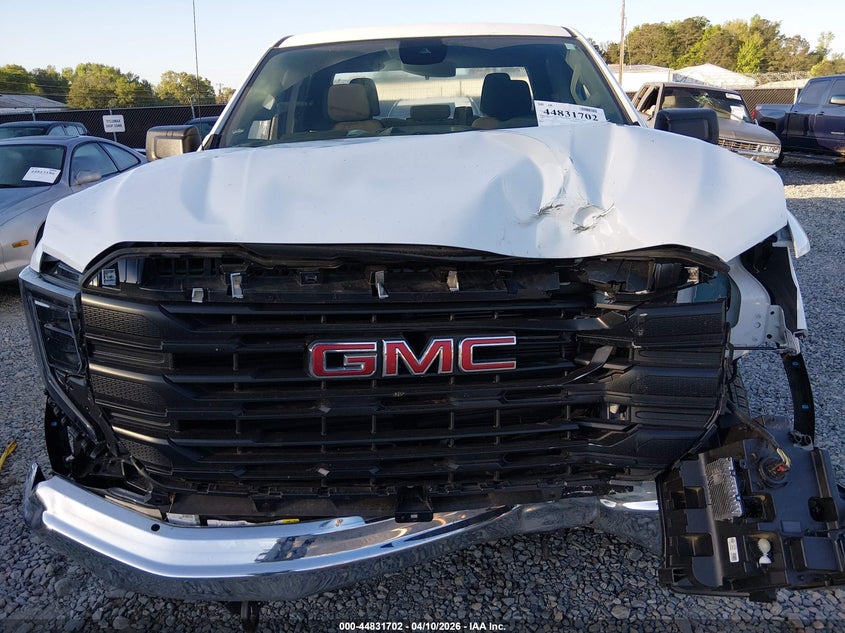 2023 Gmc SIERRA 5.3 1500 2Wd Standard Box Pro white Lot 111044831702 Vin 1GTRHAED5PZ240135