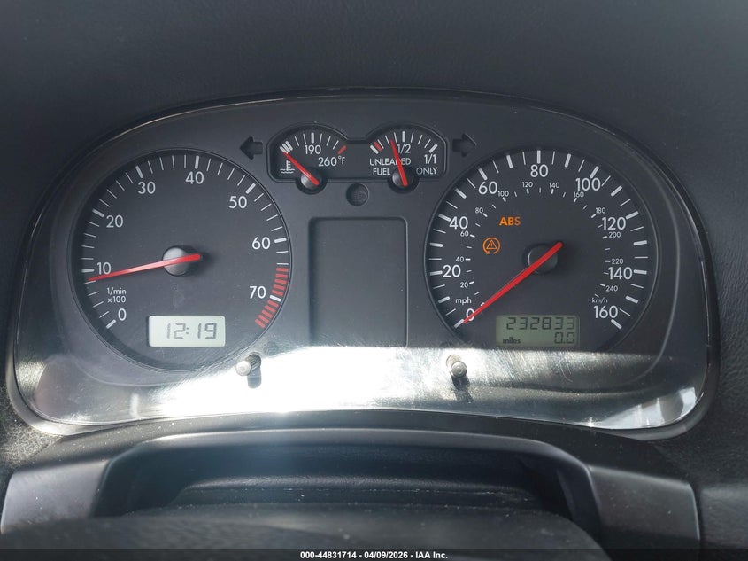 2001 Volkswagen Jetta Gls Vr6 VIN: 3VWSG29M51M075701 Lot: 44831714