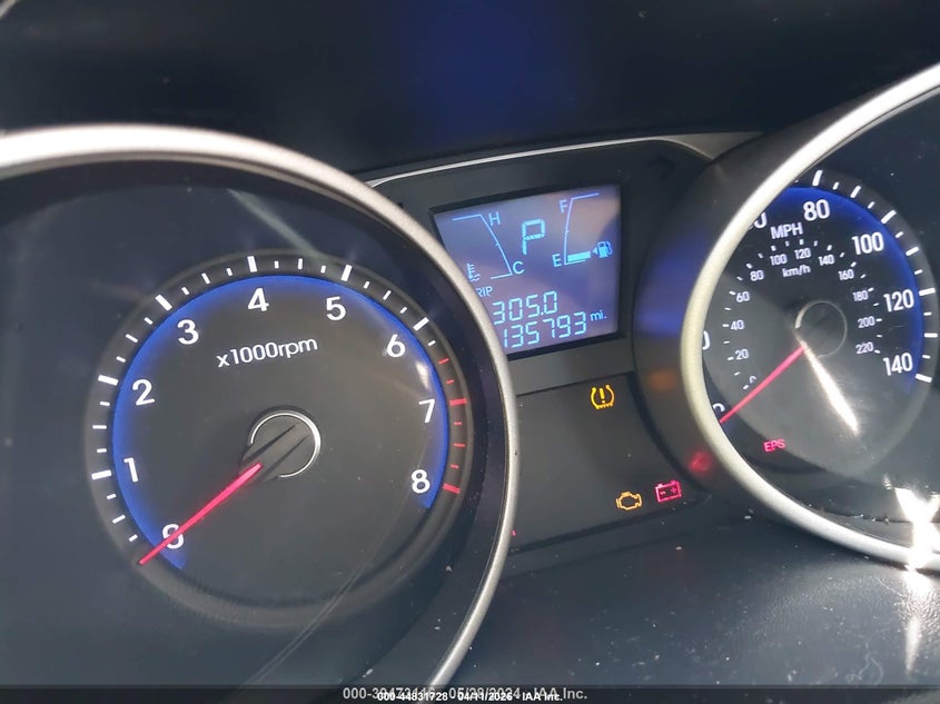 2013 HYUNDAI TUCSON SPORT UTILITY VEHICLE 2.4L I-4 DOHC, VVT, 176HP