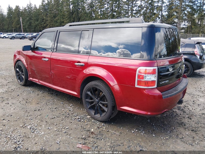 Vin: 2fmhk6dtxgba16571, lot: 45329092, ford flex limited 20163