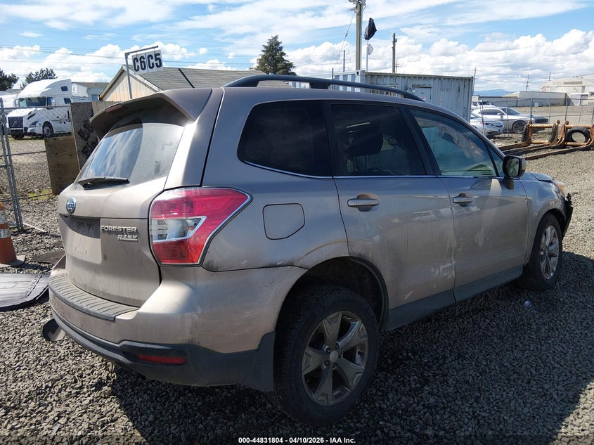 2015 Subaru Forester 2.5 2.5I Limited brown Lot 111044831804 Vin JF2SJAHC3FH465958