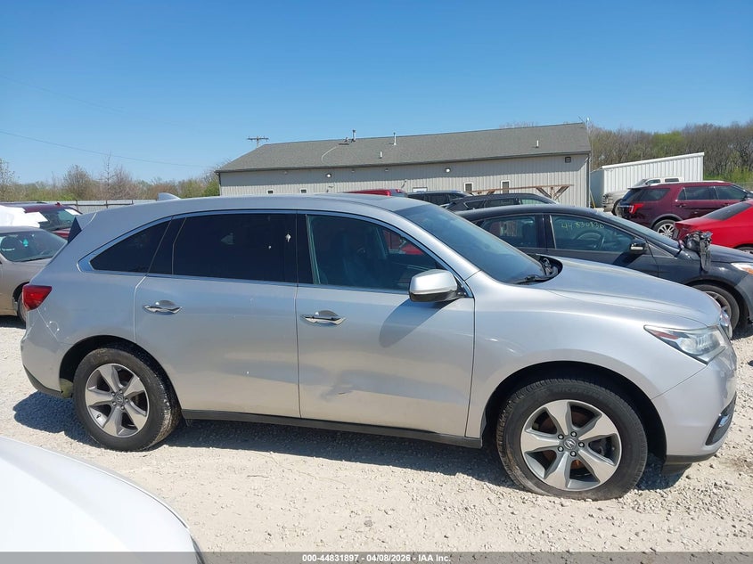 2014 Acura Mdx VIN: 5FRYD3H23EB006106 Lot: 44831897