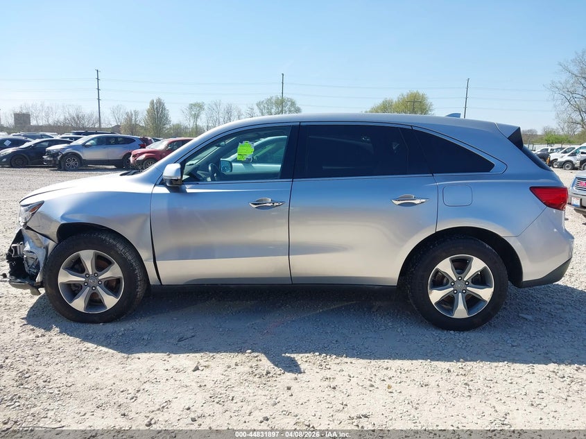 2014 Acura Mdx VIN: 5FRYD3H23EB006106 Lot: 44831897