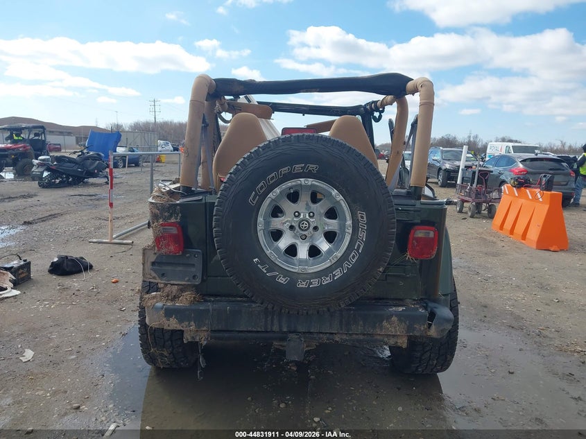 1998 Jeep Wrangler Sahara VIN: 1J4FY49S3WP774557 Lot: 44831911