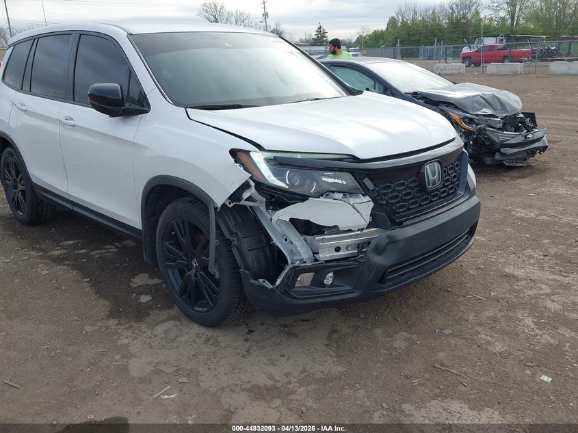 2021 Honda Passport 2Wd Sport VIN: 5FNYF7H24MB004611 Lot: 44832093