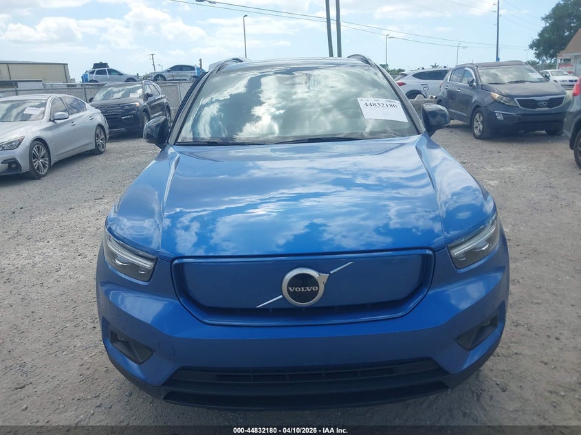 2021 Volvo Xc40 Recharge Pure Electric P8 VIN: YV4ED3UR7M2524676 Lot: 44832180