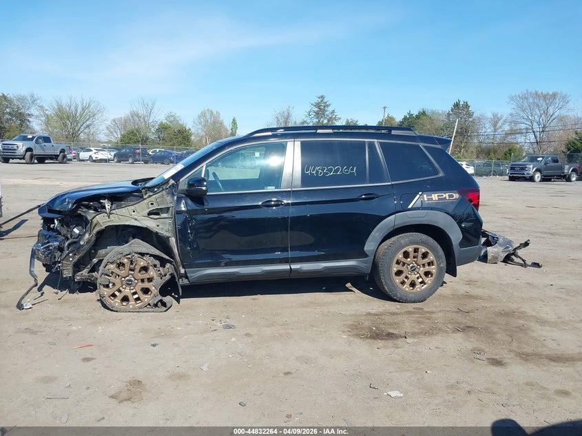 2022 Honda Passport Awd Trailsport VIN: 5FNYF8H63NB016341 Lot: 44832264