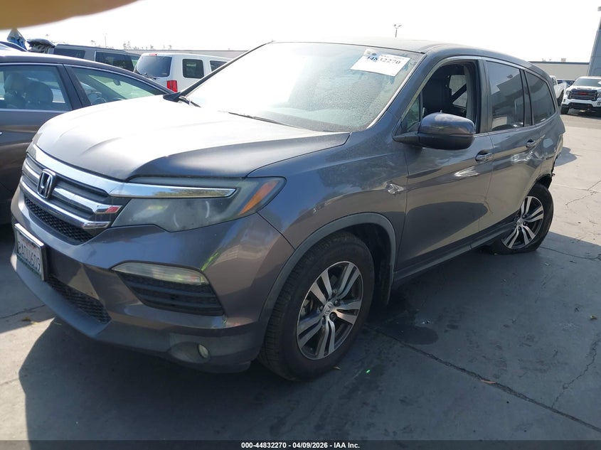 VIN 5FNYF5H53HB041024 2017 HONDA PILOT EX-L