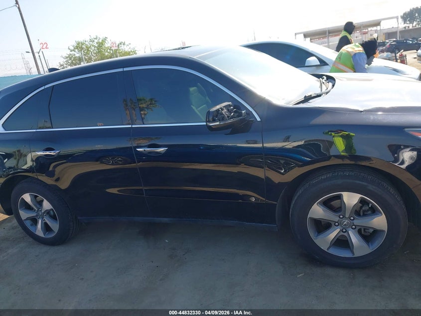 2014 Acura Mdx VIN: 5FRYD3H25EB004597 Lot: 44832330