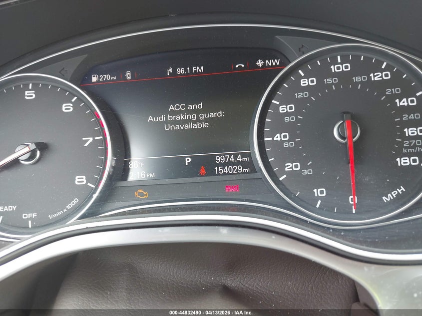2016 Audi A7 3.0T Premium Plus VIN: WAU2GAFC0GN141608 Lot: 44832490