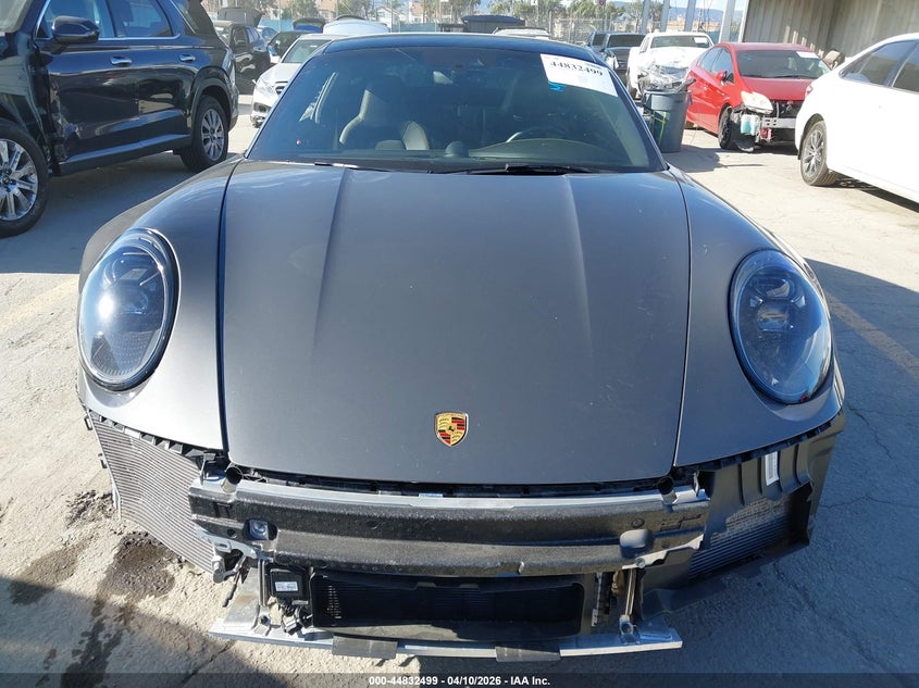 2022 Porsche 911 3.8 Turbo/Turbo S grey Lot 111044832499 Vin WP0AD2A95NS254557