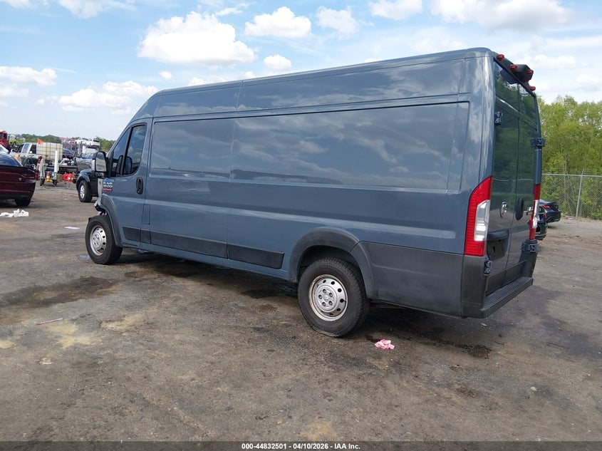 Vin: 3c6mrvjgxne112326, lot: 45329799, ram promaster 3500 cargo van high roof 159 wb ext 20223
