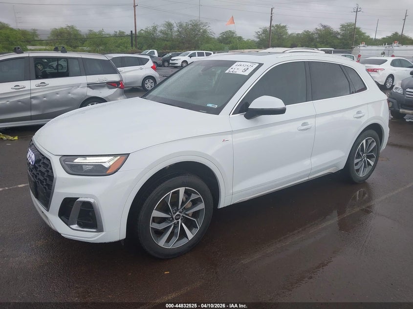 2023 Audi Q5 2.0 Premium 45 Tfsi S Line Quattro white Lot 111044832525 Vin WA1GAAFYXP2097635
