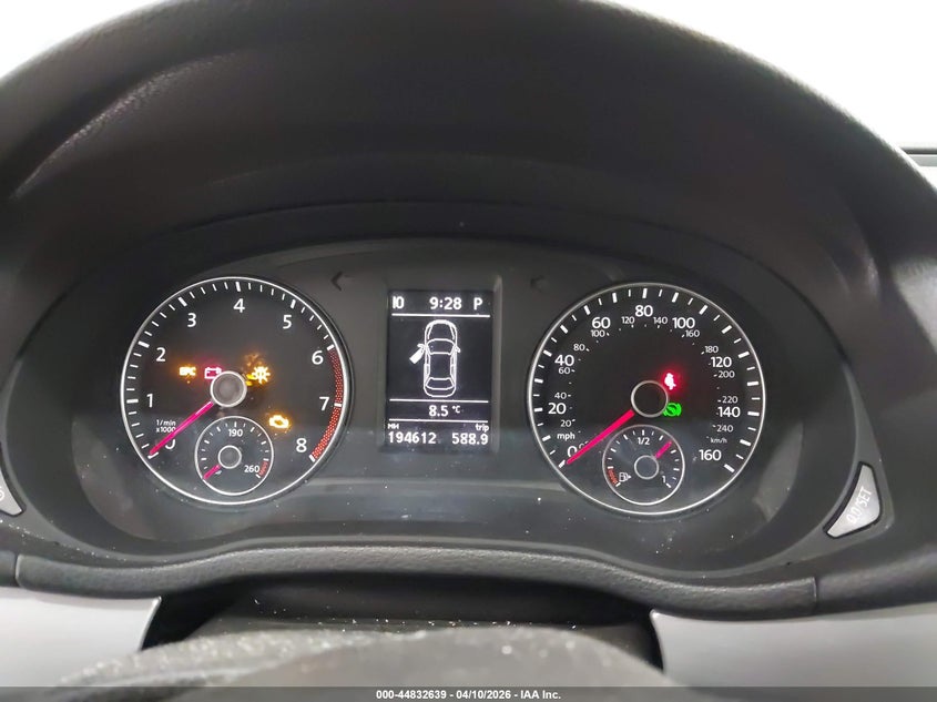 2013 Volkswagen Passat 2.5L Se VIN: 1VWBH7A31DC018740 Lot: 44832639