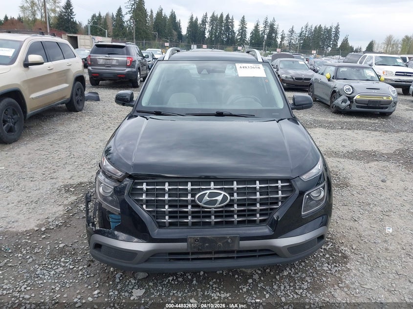 2020 Hyundai Venue Sel VIN: KMHRC8A33LU025537 Lot: 44832658