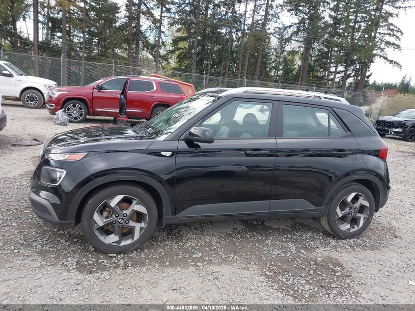 2020 Hyundai Venue Sel VIN: KMHRC8A33LU025537 Lot: 44832658