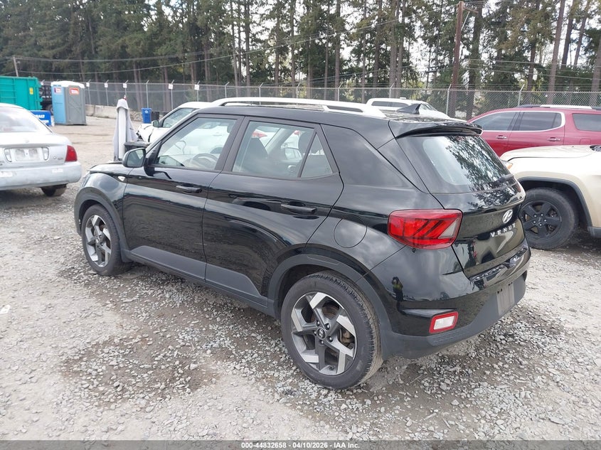 2020 Hyundai Venue Sel VIN: KMHRC8A33LU025537 Lot: 44832658