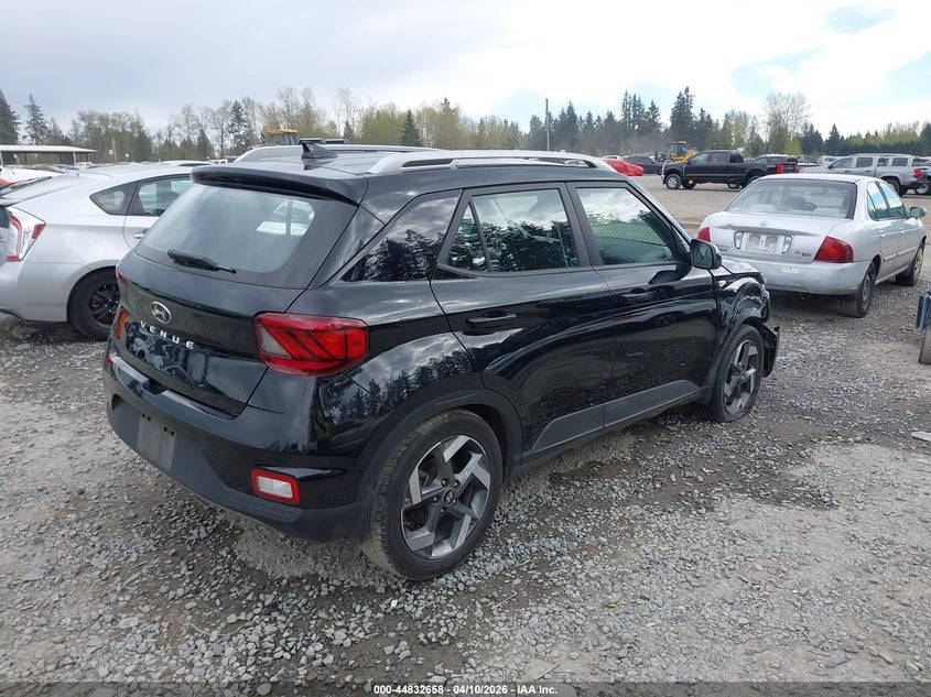 2020 Hyundai Venue Sel VIN: KMHRC8A33LU025537 Lot: 44832658