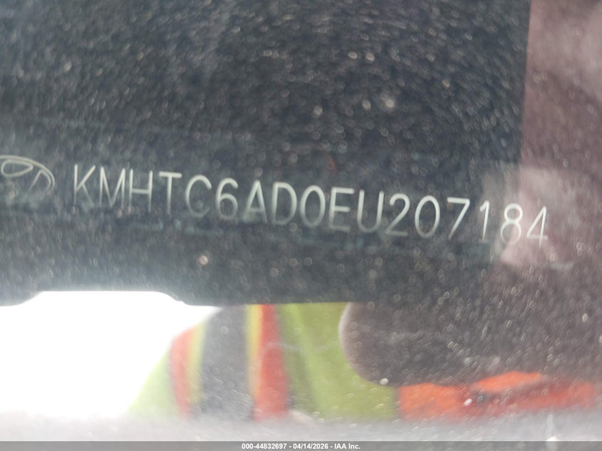 2014 Hyundai Veloster Base W/Gray VIN: KMHTC6AD0EU207184 Lot: 44832697