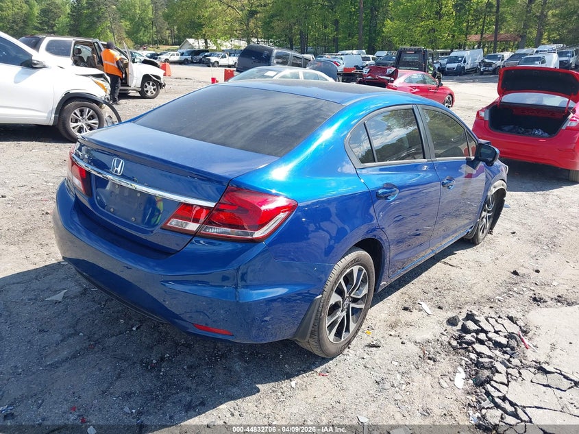 2015 Honda Civic 1.8 Ex blue Lot 111044832706 Vin 19XFB2F88FE211170