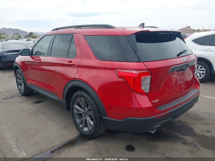 2022 Ford Explorer 2.3 Xlt red Lot 111044832731 Vin 1FMSK7DH1NGC19183
