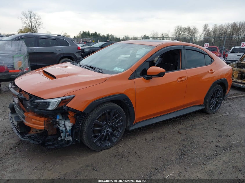 2023 Subaru Wrx 2.4 Wrx Premium orange Lot 111044832733 Vin JF1VBAF67P9819455