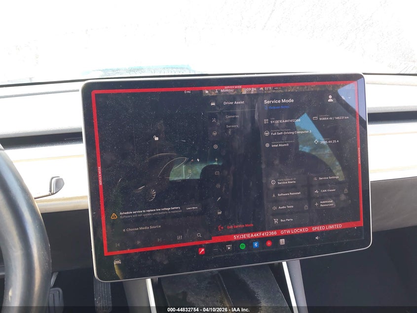 2019 Tesla Model 3 Long Range/Mid Range/Standard Range/Standard Range Plus black Lot 111044832754 Vin 5YJ3E1EA4KF412366