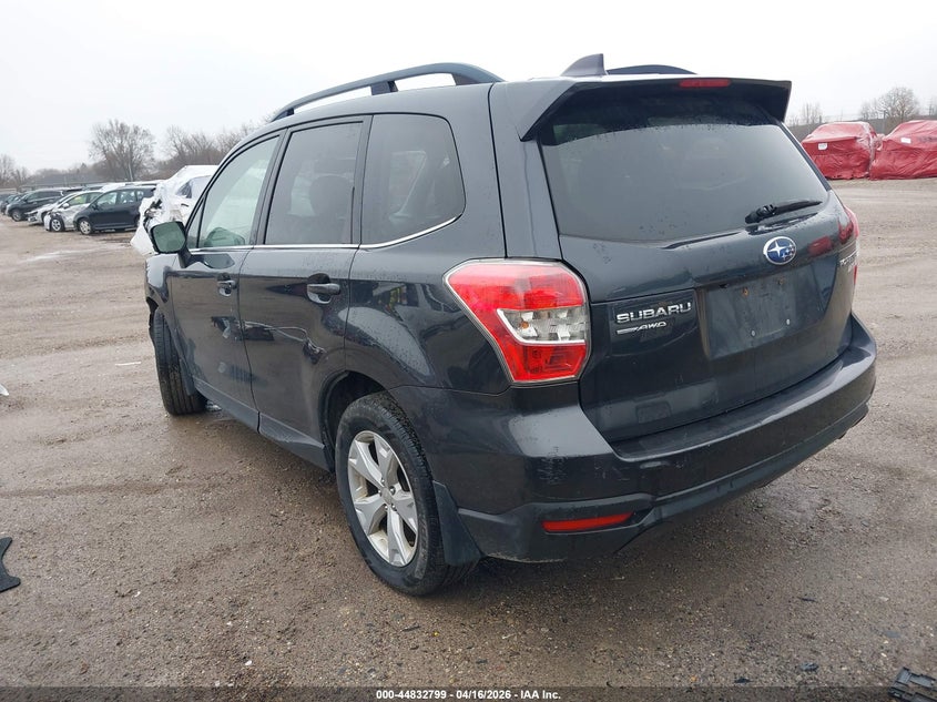 Vin: jf2sjahc5gh438505, lot: 45330097, subaru forester 2.5i limited 20163