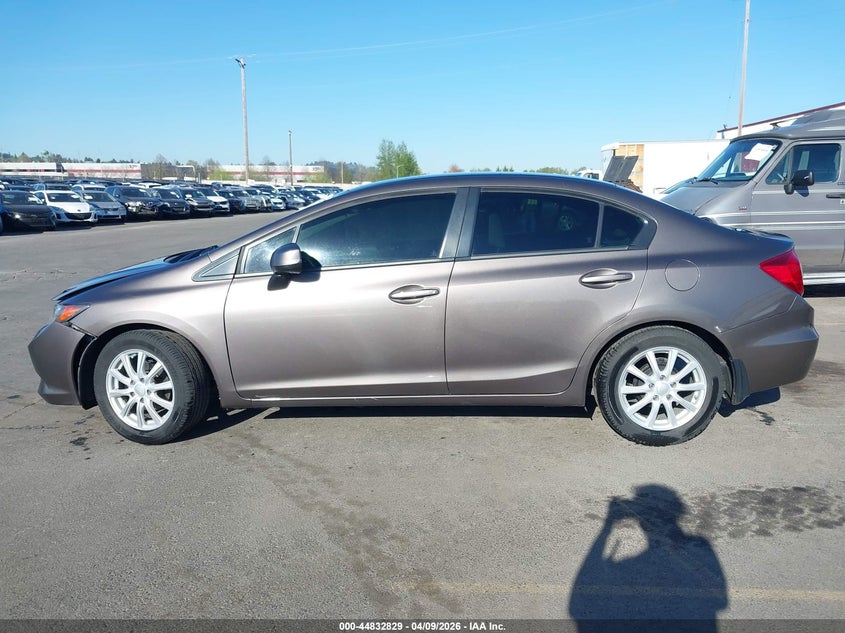 2012 Honda Civic 1.8 Lx grey Lot 111044832829 Vin 19XFB2F59CE321176