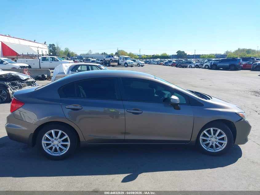 2012 Honda Civic 1.8 Lx grey Lot 111044832829 Vin 19XFB2F59CE321176