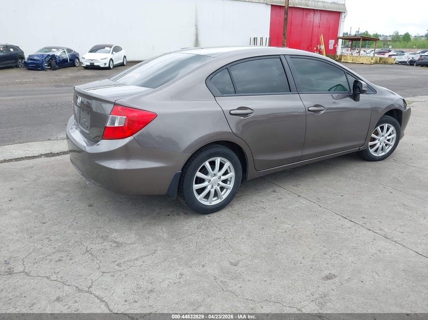 2012 Honda Civic 1.8 Lx grey Lot 111044832829 Vin 19XFB2F59CE321176