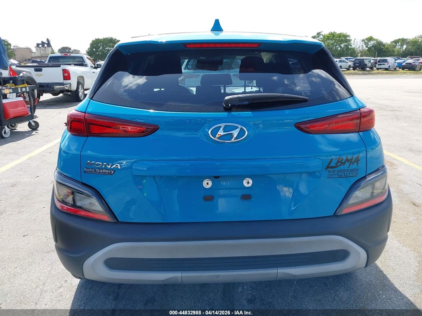 2022 Hyundai Kona Se VIN: KM8K22AB8NU873358 Lot: 44832988