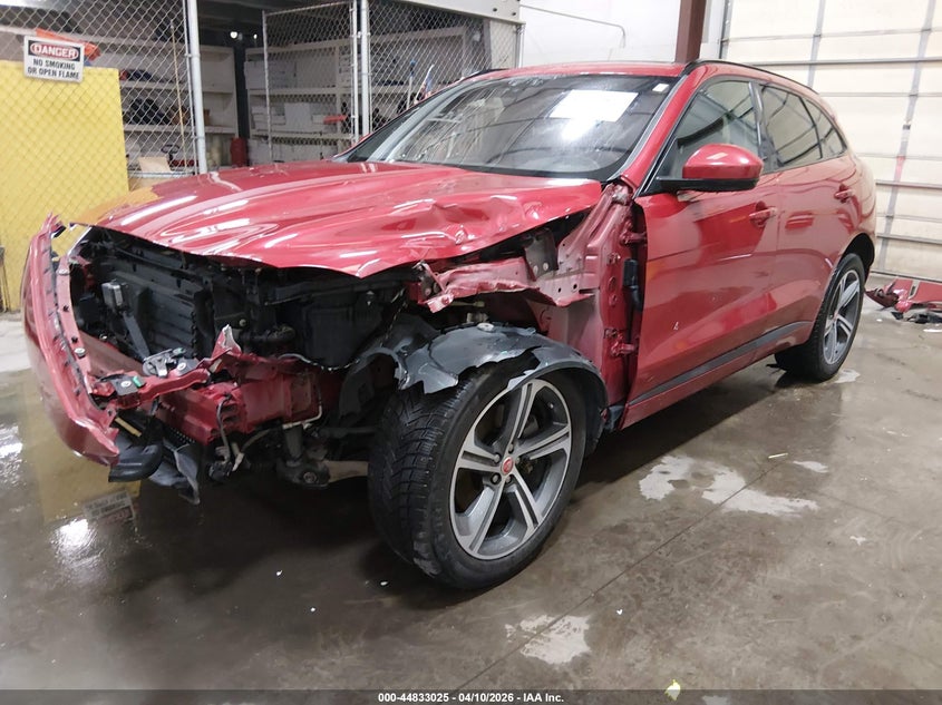 Vin: sadcl2gx4ka353538, lot: 45330323, jaguar f-pace 25t r-sport/30t r-sport 20192