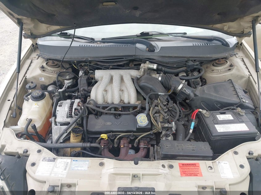 2000 Ford Taurus Ses VIN: 1FAFP5526YA221658 Lot: 44833033