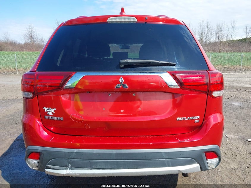 2017 Mitsubishi Outlander Se VIN: JA4AD3A34HZ022913 Lot: 44833046