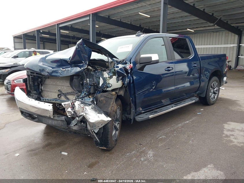 2021 Chevrolet Silverado 1500 4wd  Short Bed Lt 3GCUYDEDXMG186788 photo 1