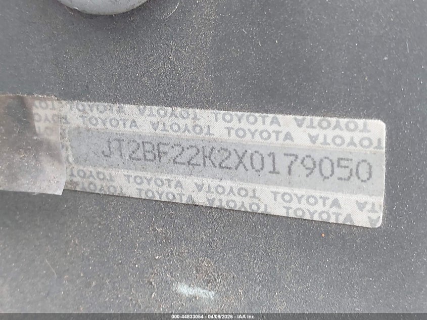 1999 Toyota Camry Le V6 VIN: JT2BF22K2X0179050 Lot: 44833054