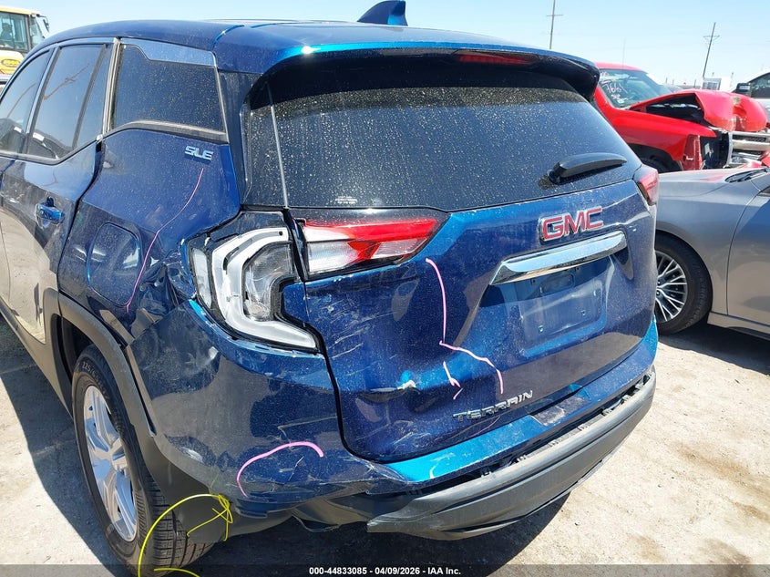 3GKALMEV3KL314176 2019 Gmc Terrain 1.5 Sle blue