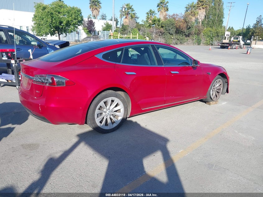 2018 Tesla Model s 100D 75D P100D red Lot 111044833118 Vin 5YJSA1E2XJF295505