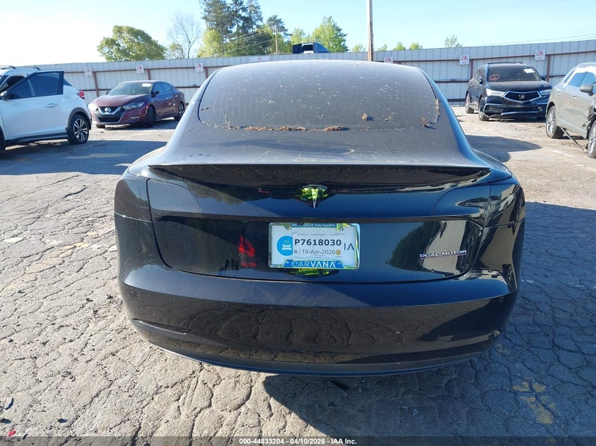 2018 Tesla Model 3 Long Range performance Black Lot 111044833204 Vin 5YJ3E1EB2JF078636