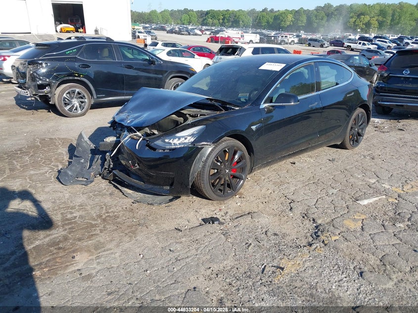 Vin: 5yj3e1eb2jf078636, lot: 45330502, tesla model 3 long range/performance 20182