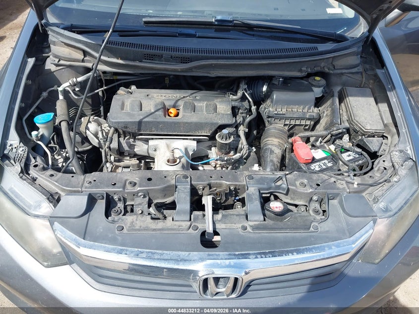 2012 Honda Civic 1.8 Lx grey Lot 111044833212 Vin 19XFB2F59CE340469